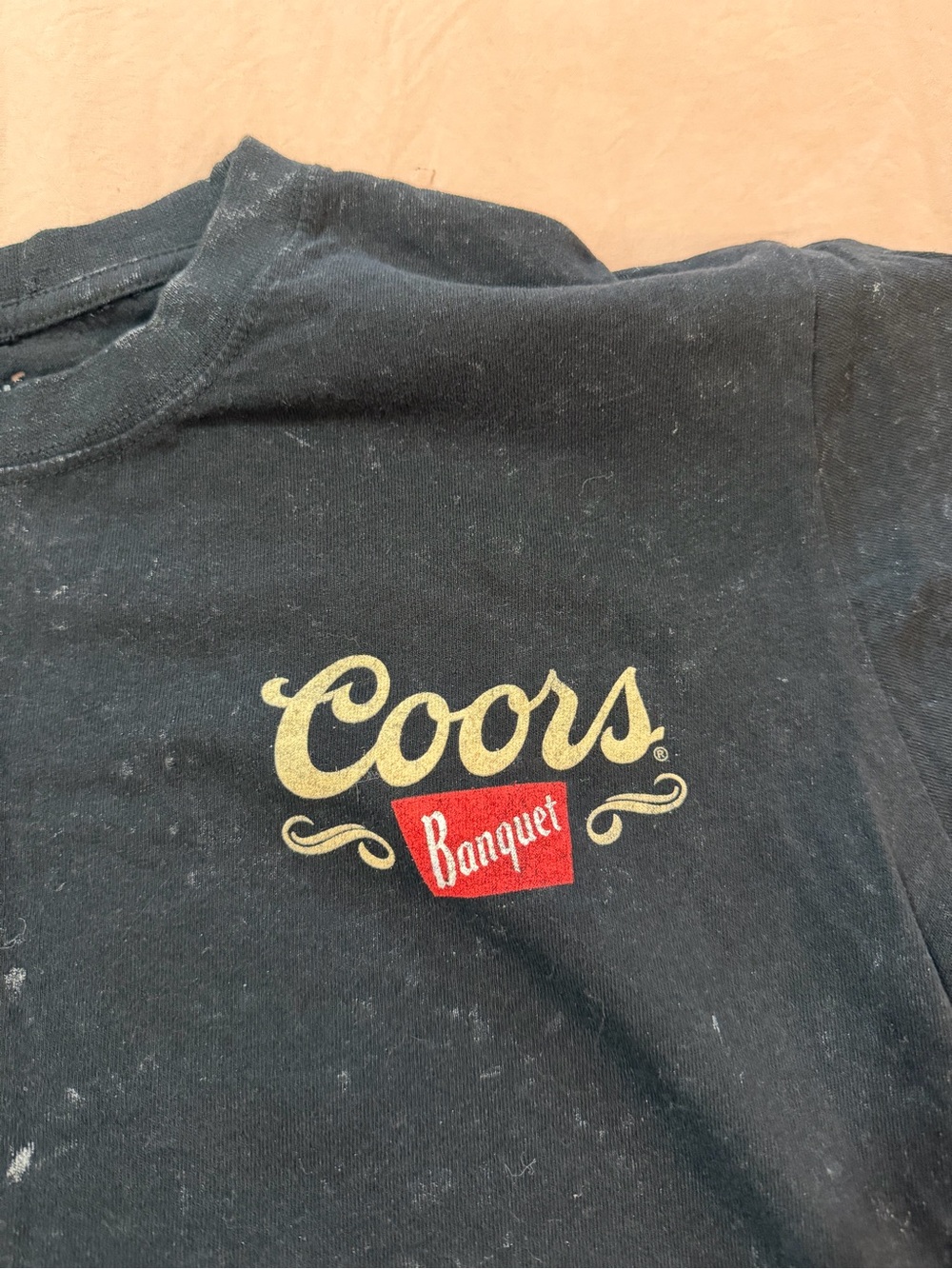 Coors Banquet Logo Black Graphic Tee